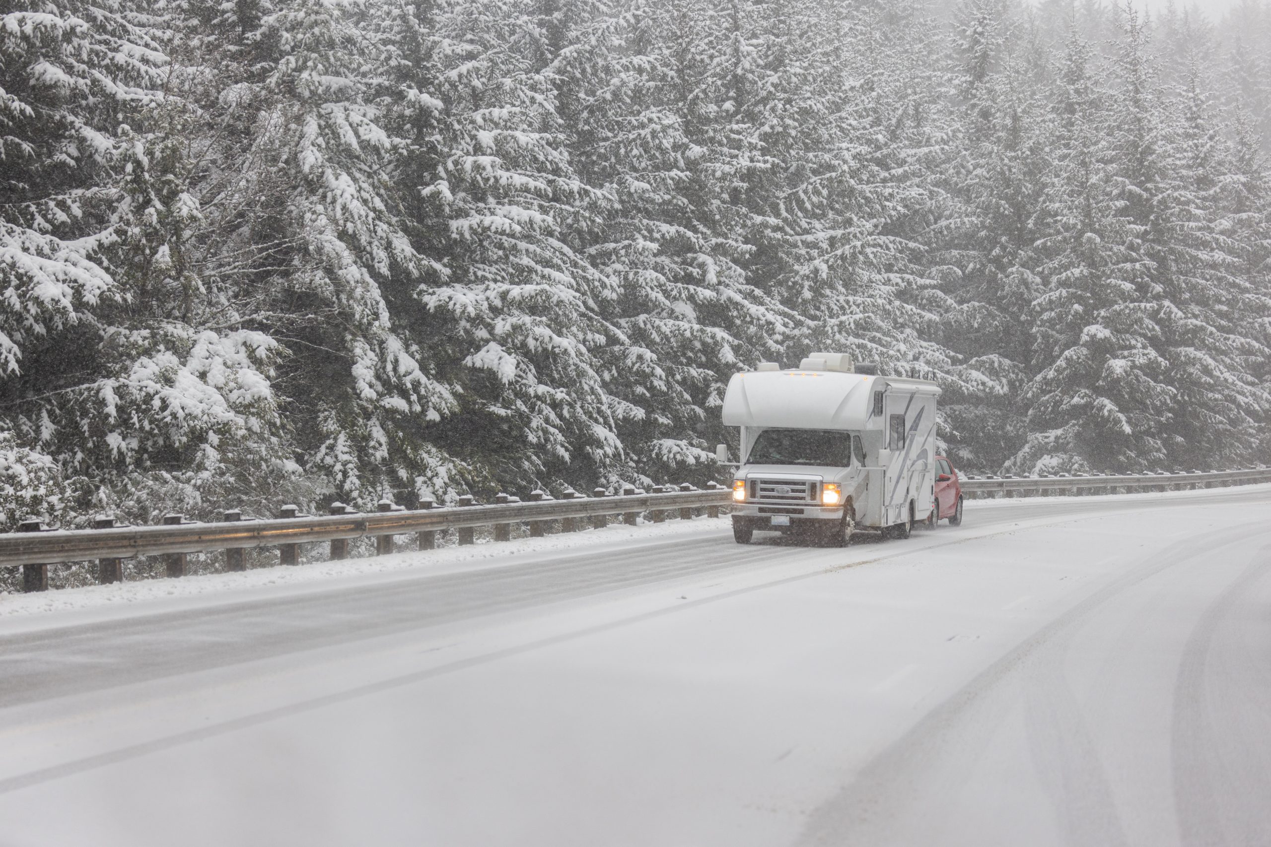 Winter RV Driving: Navigating Icy Roads Safely