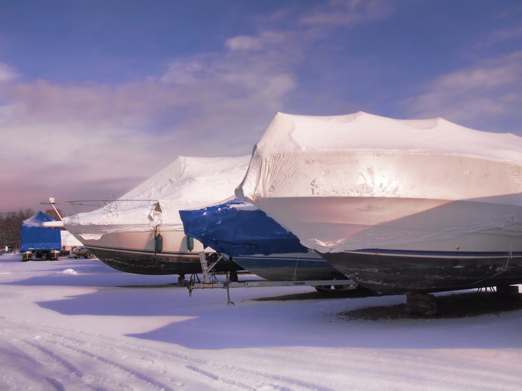 boat winterization and storage